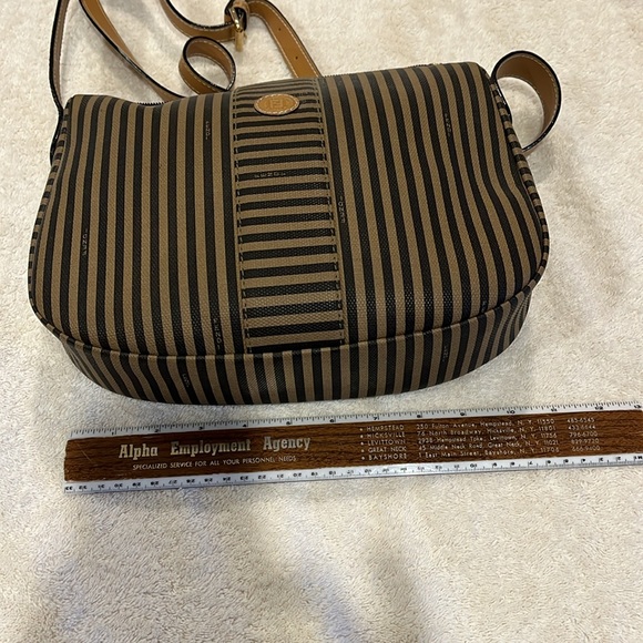 Fendi Striped Canvas Hobo - Picture 8 of 10